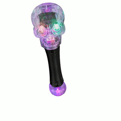 Magic Matt’s Brilliant Blinkys LED Flashing Spooky Cackling Skull Wand