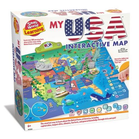 KIDS UNITED STATES WALL MAP - THE TOY STORE