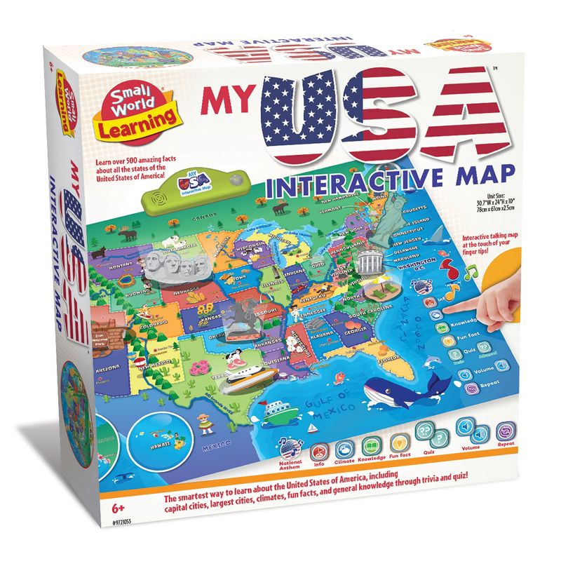 Small World Toys My USA Interactive Map, 1 of 2