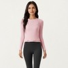 Anna-Kaci Active Women’s Long Sleeve Active Top with Layered Strap Detail Slim Contoured Fit and Modern Minimal Silhouette - 2 of 4