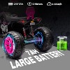 2-Seater Kids ATV Ride-On, 24V Electric Quad 4 Wheeler with 800W Motors, 7Ah Battery, Bluetooth, MP3, USB, Spring Suspension, Knee Pads - 3 of 4