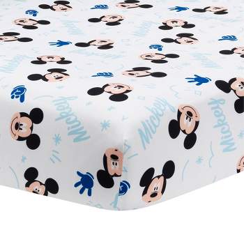 Lambs & Ivy Forever Mickey Mouse Fitted Crib Sheet