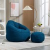 OUTSUPPLY Premium Foam Bean Bag Chair with Footrest, Lounge Chair for Living Room, Bedroom - 4 of 4