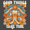 Women's Lost Gods Good Things Take Time Butterfly Scoop Neck - 2 of 4