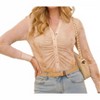 Women's Mesh Marble Blouse - ESQUALO - 4 of 4