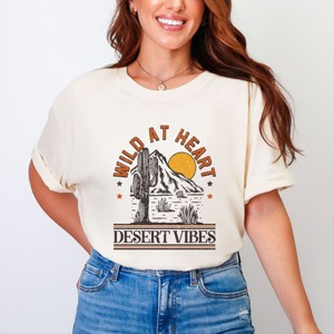 Simply Sage Market Wild At Heart Garment Dyed Tee - 1 of 4