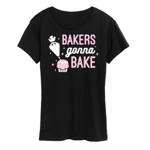 Women's - Instant Message - Bakers Gonna Bake Short Sleeve Graphic T-Shirt - 1 of 4