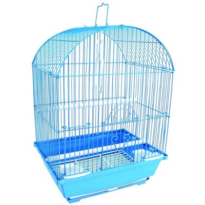 YML A1104BLU Round Top Style Small Parakeet Cage 11 x 9 x 16