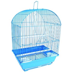 YML A1104BLU Round Top Style Small Parakeet Cage 11 x 9 x 16 - 1 of 1