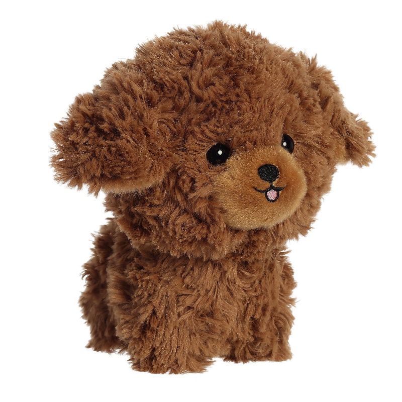Aurora Teddy Pets 7" Brown Poodle Brown Stuffed Animal, 2 of 6