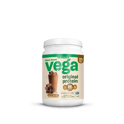 Vega Original Chocolate Vegan Plant Based Protein Powder - 16.2oz
