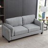 Sectional Sofa Sale,Comfort 6 Seater Sofa,3 Seater Couch With USB & Type-C Port,Deep Seat Couch,Contemporary Sofas For Living Room-Cuddlewood - 2 of 4