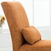 Vynxaria Pisano Contemporary Chenille Fabric Armless Accent Chair with Pillow - 3 of 4