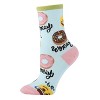 Oooh Yeah! Women's Crew Socks (Donut Worry) - 3 of 4