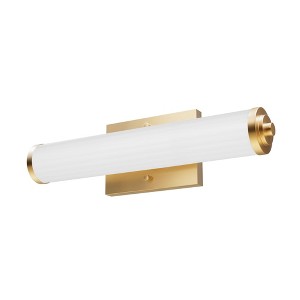 Hunter Fans 18" Holly Grove Wall Light Alturas Gold Finish - Elegant Art Deco Design for Indoor Spaces - 1 of 1