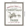 Amanti Art Christmas Tree Farm Sign by Wild Apple Portfolio Canvas Wall Art Print Framed 16 x 20-in. - 4 of 4