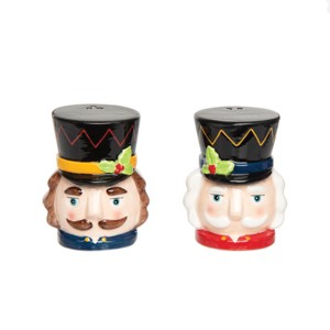 Gallerie II Christmas Nutcracker Salt & Pepper Shaker Set of 2 - 1 of 4