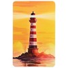 Dicksons Lighthouse - Light Believes Darkness - John 12:46, Orange 3.8 x 2.5 Inch Laminated Cardstock Pocket Card Bookmark; Pack of 12 - 2 of 2