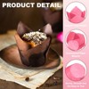 Unique Bargains Party Christmas Cake Muffins Paper Tulip Baking Cups 150 Pcs - 3 of 4