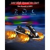 Ride On Go Kart for Kids, 24V 9Ah Battery 2x300W Motors, 8MPH Fast Drifting Circling Car, Electric Ride Toy Slow Start Function, Music, Horn - 4 of 4
