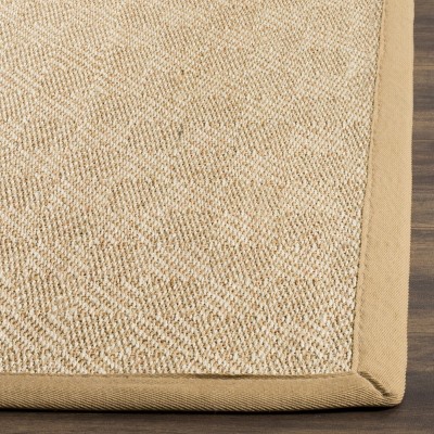 Natural Beige Hand-Knotted Sisal Area Rug 3' x 5'