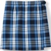 Lands' End School Uniform Kids Plaid A Line Tab Skort Top of Knee - 3 of 4
