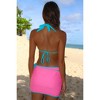 Moda Minx Contrast Cove 'Candy & Sky' Micro Skirt - 4 of 4