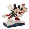 Jim Shore 5.0 Inch Skating Sweethearts Minnie & Mickey Disney Figurines - 2 of 3