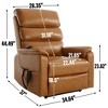 Dual Motor Power Lift Recliner Chair with 8-Point Massage, Lumbar Heating, and Heavy Duty Motion Mechanism - 3 of 4