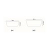 The HC Companies Eclipse Window Flower Box with Removable Saucer - 4 of 4