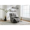 Reclinable Rocking Chair for Adults, Manual Recliner Chair with Cup Holder, Rocking Chairs with Massage and Heating, for Living Room, Bedroom - 2 of 4
