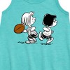 - Peanuts - Marcie Patty Football Graphic Sleeveless Aline Dress - 2 of 4