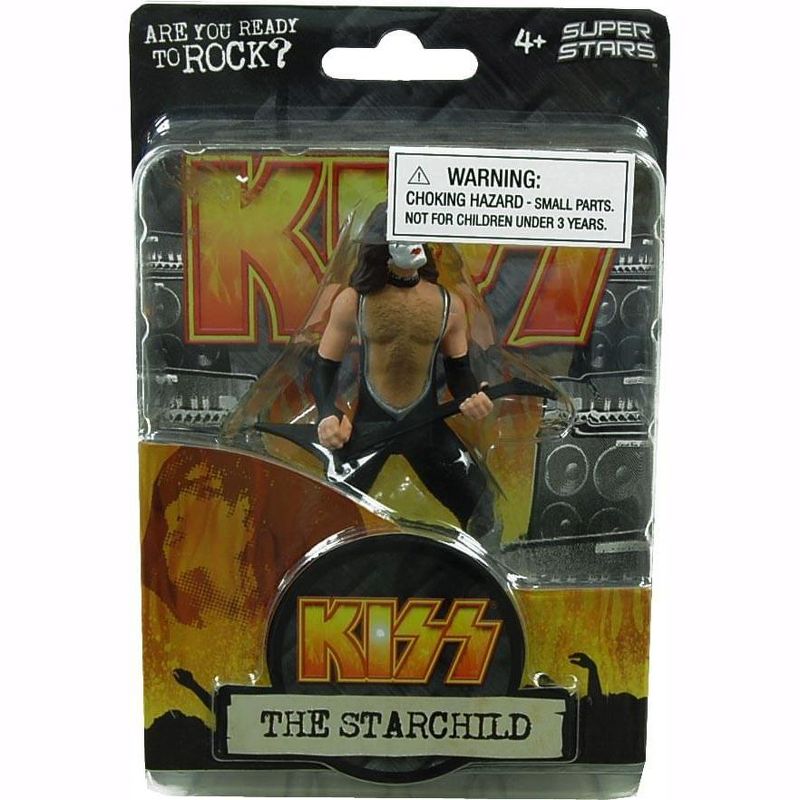 Rainbow Concepts Kiss Paul Stanley The Starchild 4.5" Action Figure, 1 of 5
