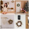 Unique Bargains Artificial Pampas Wreath for Front Door 22" - 4 of 4