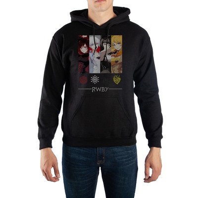 RWBY Hoodie Mens Graphic Sweatshirt Medium