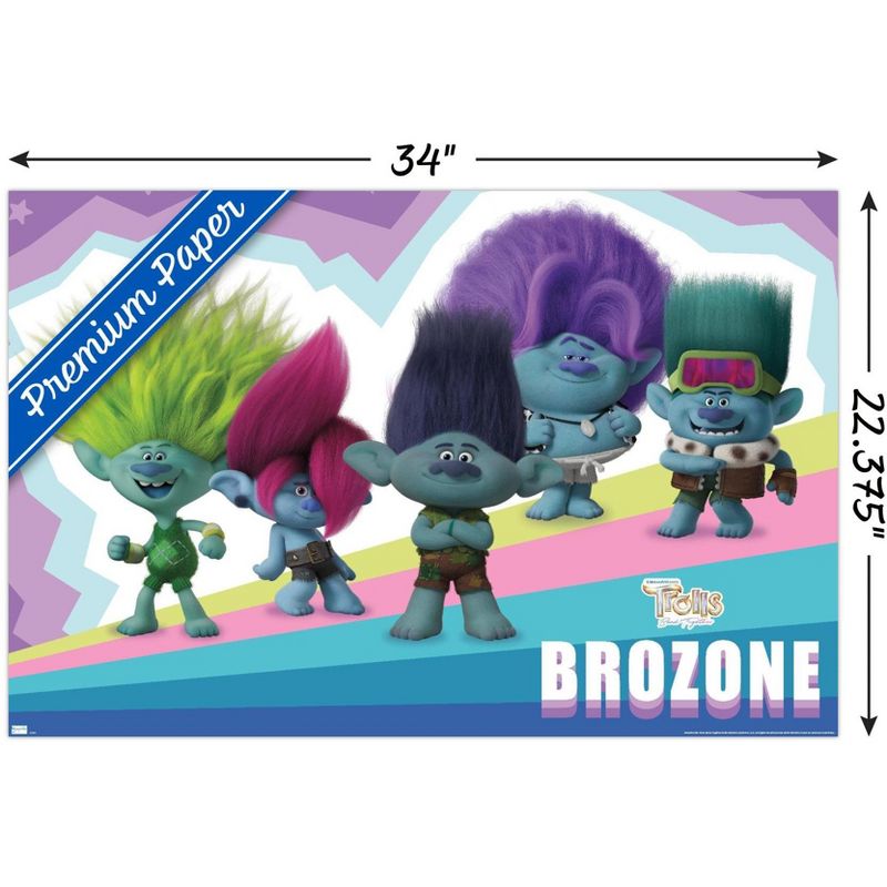 Trends International Trolls: Band Together - Brozone Unframed Wall Poster Prints, 3 of 7