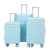 MAYEERTY 3-Piece Luggage Set (20"/24"/28") - PP Spinner Wheels, Carry-On, Matching Color, Combination Lock - 3 of 4