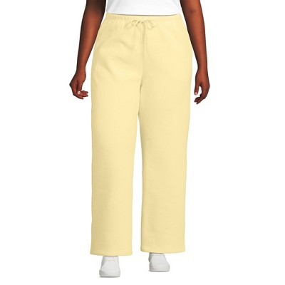 Lands' End Women's Serious Sweats High Rise Relaxed Straight Leg Pants