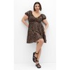 Women's Plus Size Shae Print Dress - leopard | CITY CHIC - 4 of 4