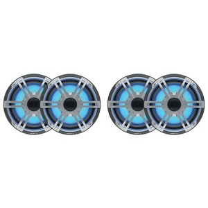 Hertz Marine (2 Pair ) HEX Series HEX-65-S-LD-G 6.5" 4-Ohm Marine Coax Set with RGB LEDs - 1 of 4