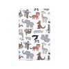 Hudson Baby Unisex Baby Cotton Flannel Burp Cloths, Zoo Animals, One Size - 3 of 4