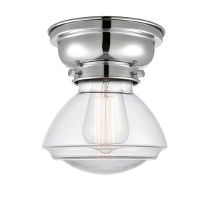 Olean - 1 Light Flush Mount In Industrial Style-6.4 Inches Tall and 6.75 Inches Wide - 1 of 1