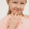 Girl's My First Solitaire Sterling Silver Ring - In Season Jewelry - 2 of 4