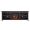 NicBex TV Stand Modern Fireplace TV Stand for 80" TVs with 2 Shelves Media Console for Living Room, Bedroom - 3 of 4