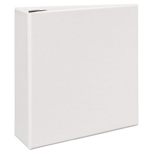 Avery 1 Ring Binder, Heavy Duty With Clear Cover - White : Target