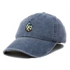 Dalix Fire Embroidered Lit Flame Dad Hat Cotton Baseball Cap Adjustable Mens - 4 of 4