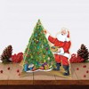 Beistle 3-D Santa w/Tree Centerpiece, 10" x 11", (2/Pkg) Multicolored - image 2 of 4