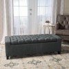 Kumasinova 51" Tufted Top Ottoman with Storage, Versatile as Storage Bench, Foot Stool, Entryway Bench, Ottoman Bench for Living Room & Bedroom - 2 of 4