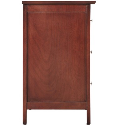 Daniel Cherry 3-Drawer Solid Wood Nightstand