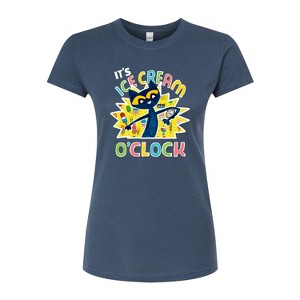 Women's - Pete the Cat - Icecream Oclock Fitted Graphic T-Shirt - 1 of 3